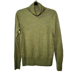J.Crew Mercantile Olive Green Wool Blend Turtleneck Medium
